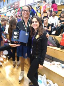 Camilla Vianello Simoli argento al World Open Cork 2018 con l'allenatrice Roberta Panfili