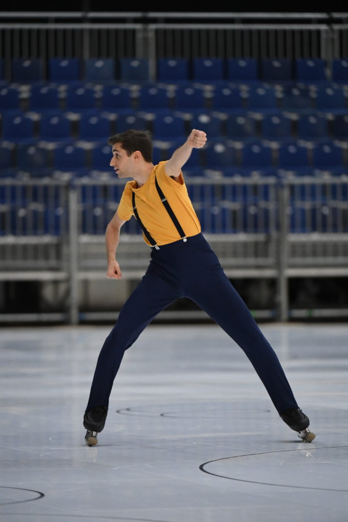 World Roller Games: Antonio Panfili durante lo Short Program