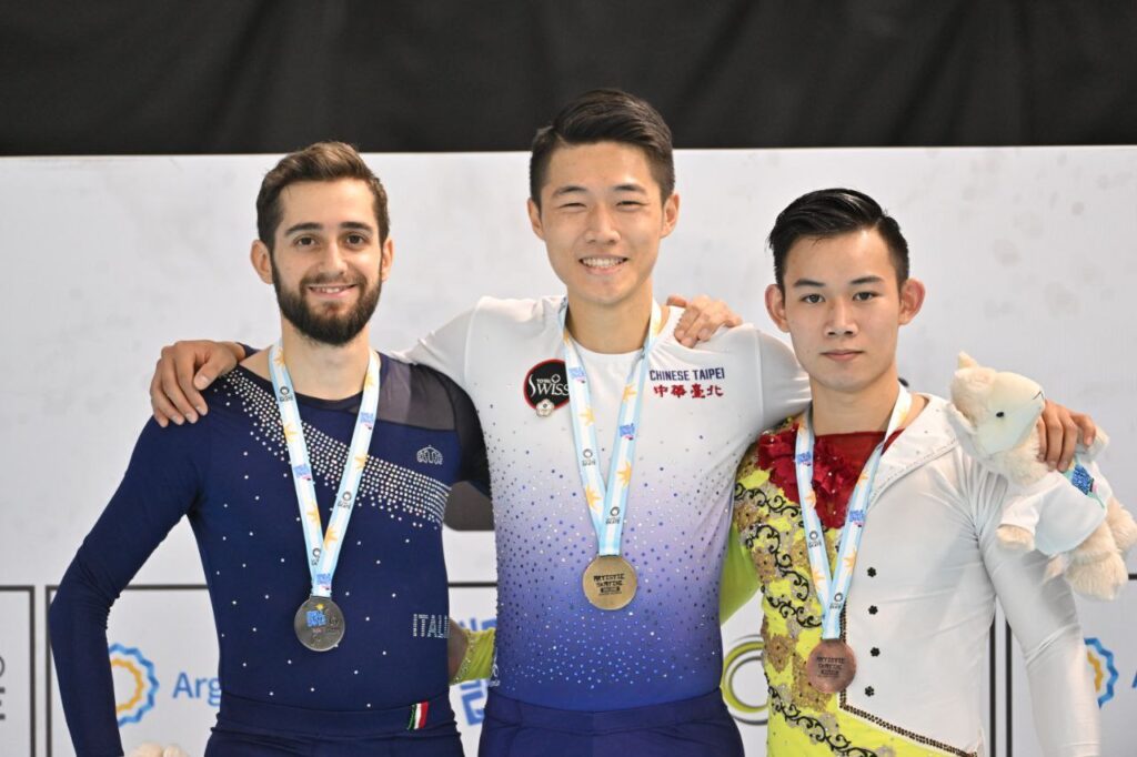 Antonio Panfili secondo classificato ai World Skate Games 2022 a Buenos Aires (Foto di Raniero Corbelletti)